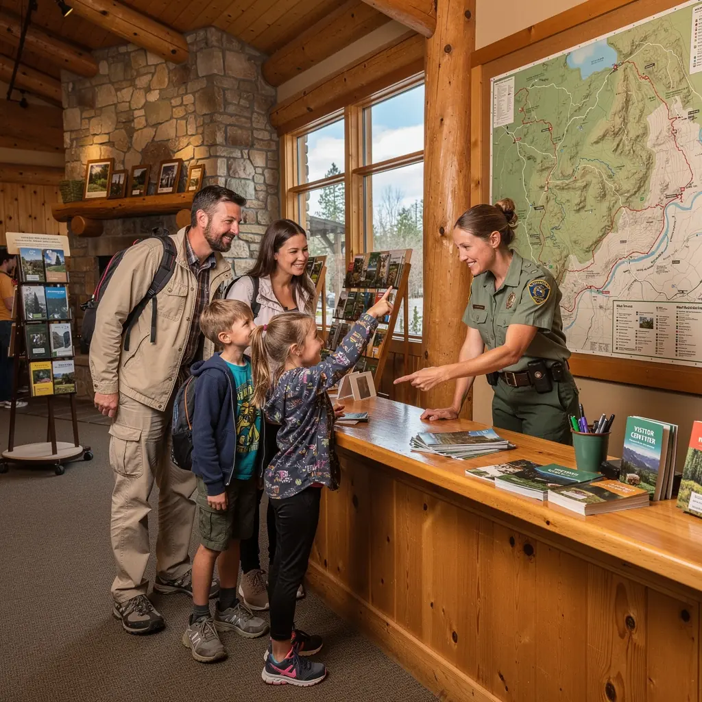 Группа друзей наслаждается отдыхом у озера с кристально чистой водой.